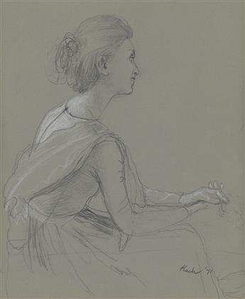 JOHN KOCH Study of Phyllis for Summer Party.